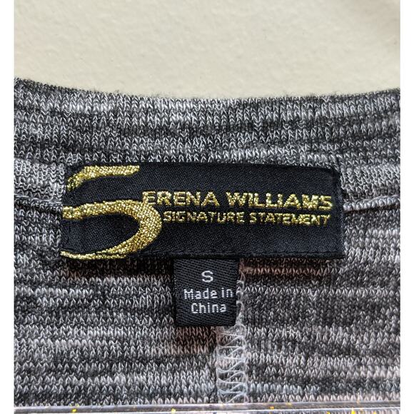 Serena Williams zip front top peekaboo opening S - Picture 4 of 6